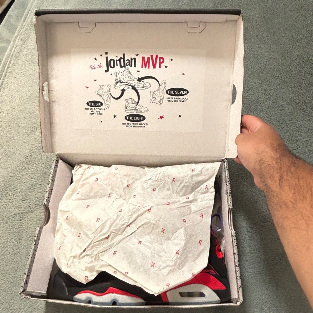 Air Jordan MVP 678 Raptors Basketball Streetwear Men's Size 11.5 - Picture 15 of 16